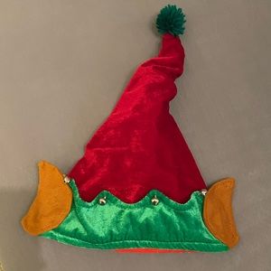 Christmas elf ear hat with bells